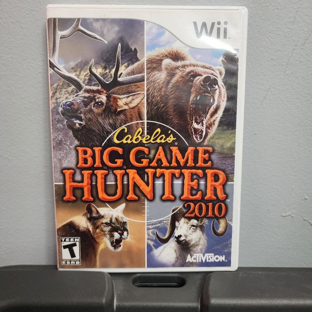 Nintendo Wii Cabela's Big Game Hunter 2010 EUC